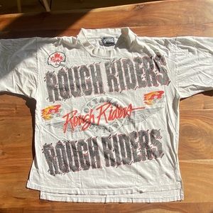 VINTAGE CFL OTTAWA ROUGH RIDERS TSHIRT
